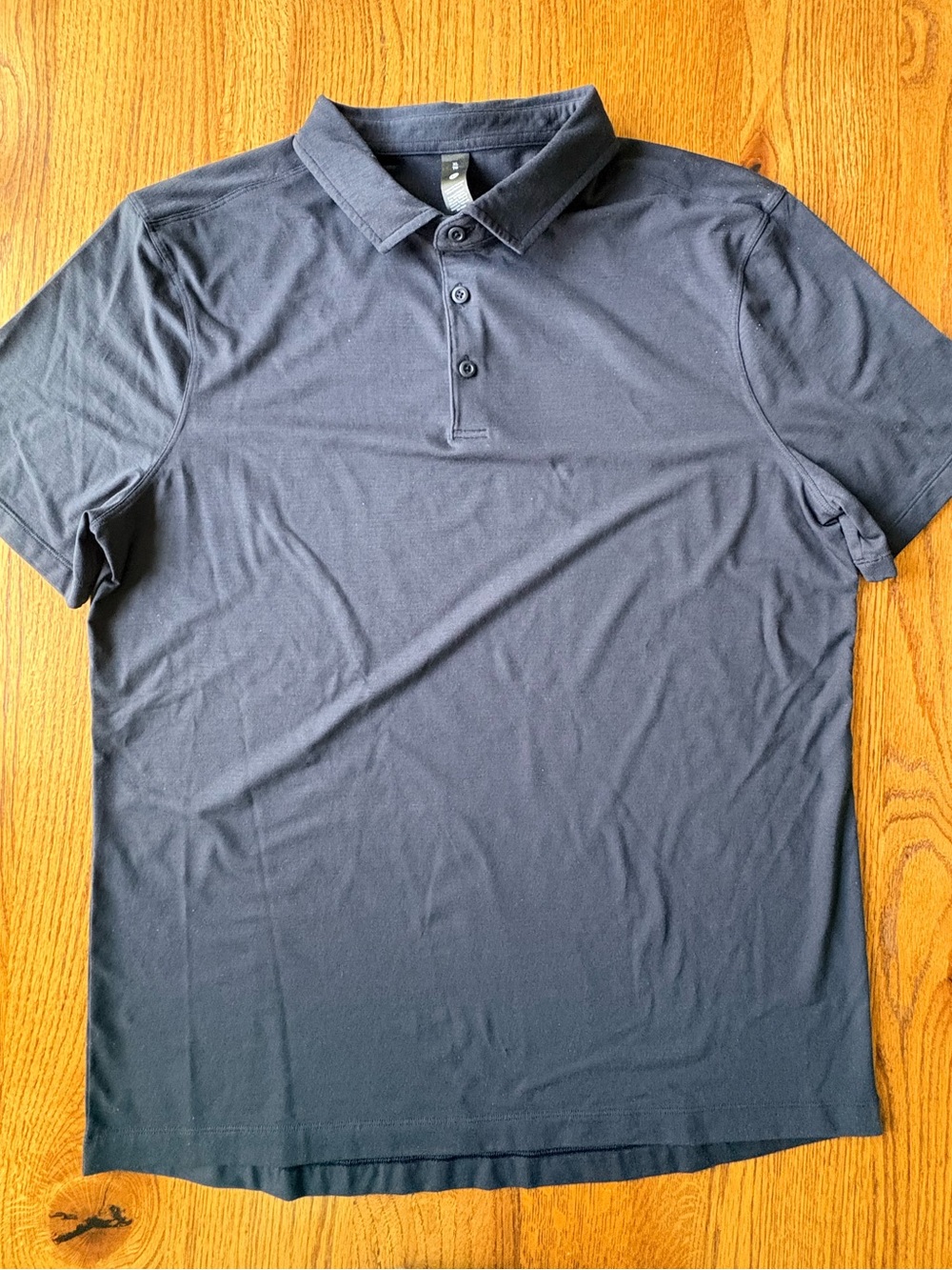Lululemon Men's Navy Polo Shirt- XL